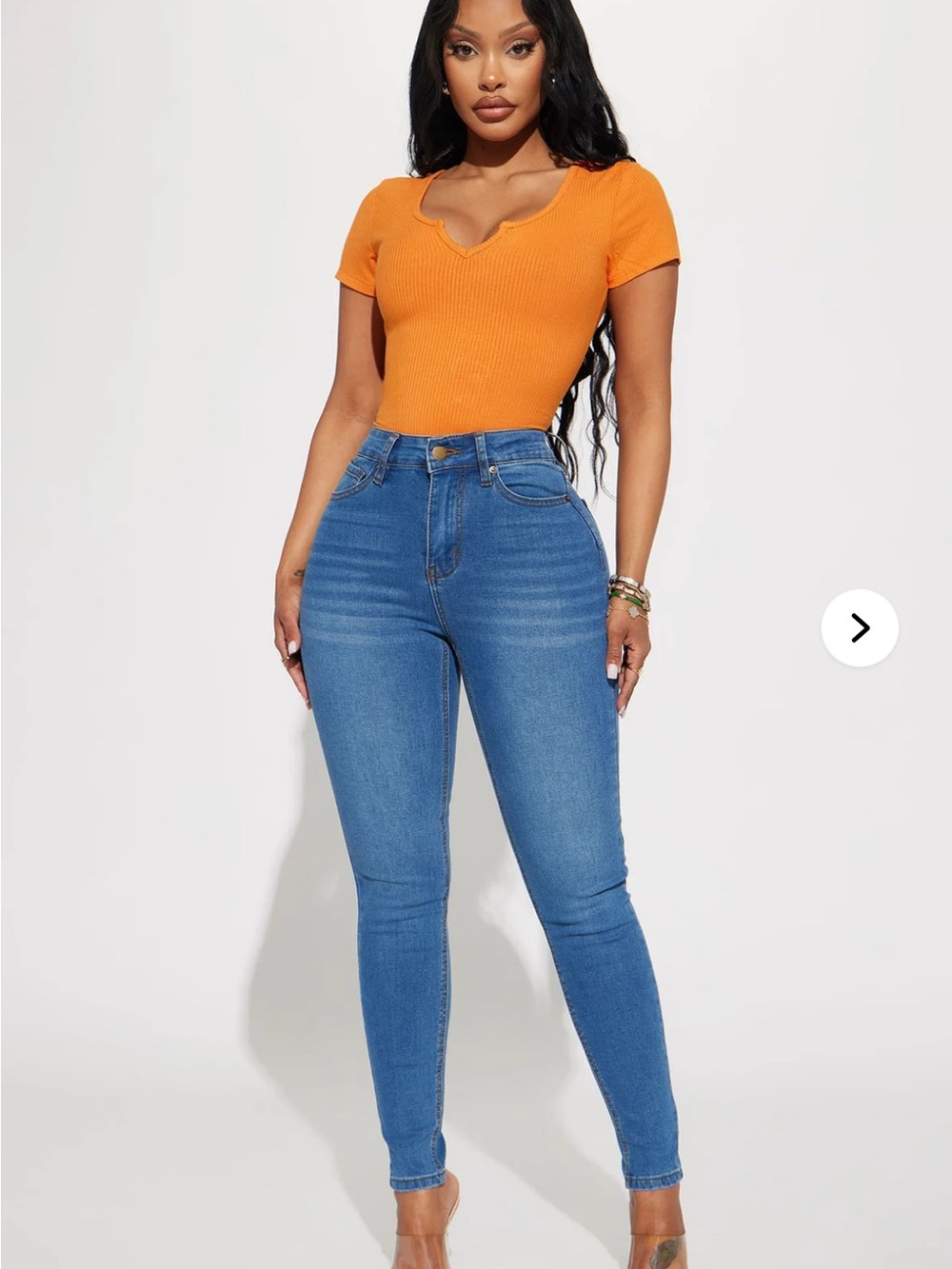 Fashion Nova Light Blue Skinny Jeans